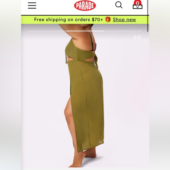 Parade Silky Mesh Swim Cover Up - Picture 2 of 5